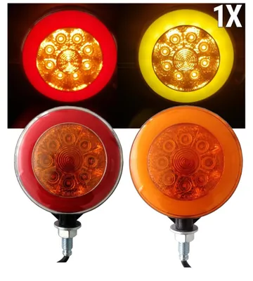 Productafbeelding van 1 LED-indicatorlamp voor spiegels (oorkondes) voor vrachtwagens, 12-24V — Geschikt voor Scania, Volvo, MAN, DAF, Mercedes