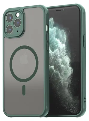 Zdjęcie produktu dla Techsuit – Etui ochronne HaloFrost II MagSafe do iPhone 11 Pro Max – kolor zielony
