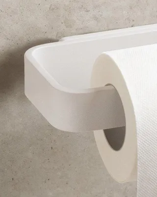 Zdjęcie produktu dla UCHWYT NA ROLKI TOALETOWE KAZAI - Montaż bez wiercenia - Uchwyt na papier toaletowy do przyklejania - Do łazienki