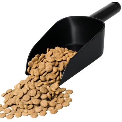 Produktbild von com-four® Futterschaufel zum Portionieren von Tierfutter – Sackschaufel