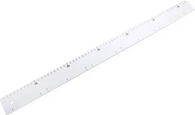 Produktbild von Backlineal, Lineal, aus Kunststoff, 64cm Länge