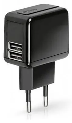 Image de SBS Chargeur de voyage 3.1 A avec double port USB 3.100 mAh