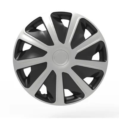 Obrázek produktu pro J&J Automotive | Poklice Craft Stříbrná a Černá 15" 4ks
