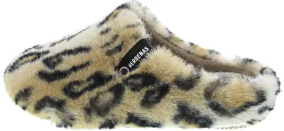 Produktbild von Verbenas York Fur Leo Damen Hausschuh in Beige, Größe 40