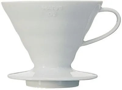 Produktbild von Hario VCF-02-100W-H, Tasse, Einweg-Kaffeefilter, Papier, Weiß, 100 g, 100 Stück(e)