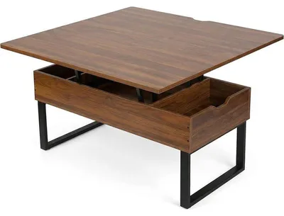 Obrázek produktu pro Skládací konferenční stolek LTL-TA-001, 100 x 50 x 49 cm, ořech