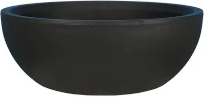Image de RIVIERA - Coupe-pot de fleurs - Granit D40 - noir