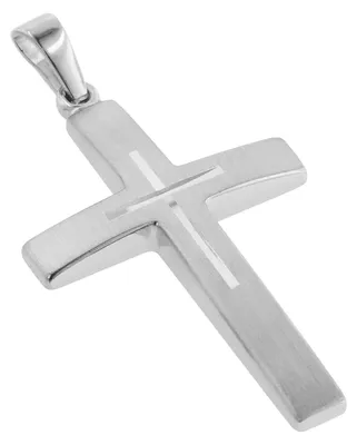Produktbild von trendor Silber Kreuz mit Kette für Herren 60705-50