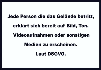 Produktbild von DSGVO Hinweis Schild Datenschutz A5 (148x210mm)