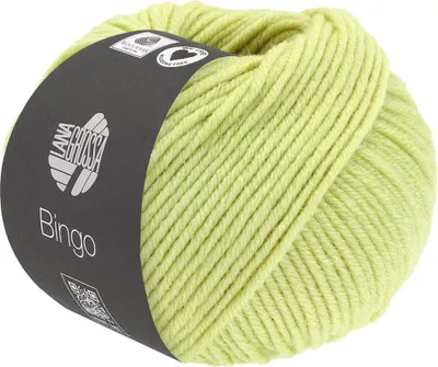 Produktbild von Lana Grossa BINGO 50 g extrafeine Wolle 80 m Farbe 772 - Zartgrün