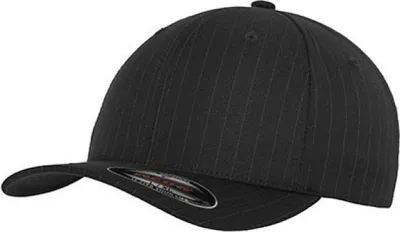 Produktbild von Urban Classics Flexfit Pinstripe Cap, Farbe:darkgrey/wht, Größe:L/XL