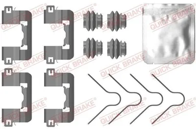 Produktbild von QUICK BRAKE 109-0105 Zubehörsatz Scheibenbremsbelag Vorne für KIA PICANTO (JA) PICANTO Runner (JA)