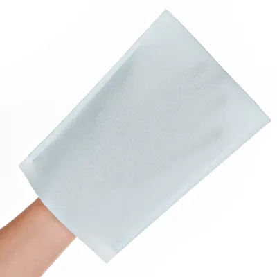 Produktbild von HYGOSTAR Waschhandschuh FRESH Airlaid-Material hellblau