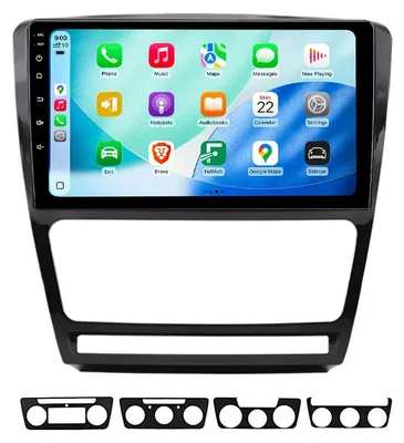 Obrázok produktu pre 10'' Android autorádio 64 GB pre Škoda Octavia 2008–2013 Carplay Android Auto navigácia Bluetooth