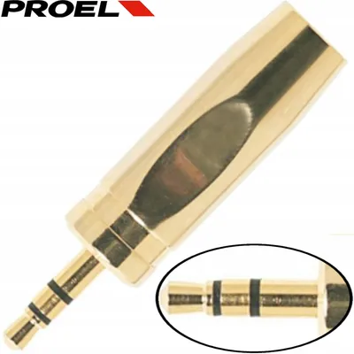 Produktbild von Proel S170 Stereo Klinkenstecker 3,5 mm Massiv Messing