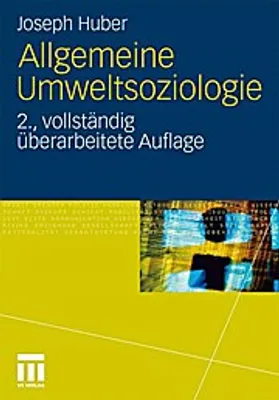 Obrázek produktu pro Allgemeine Umweltsoziologie