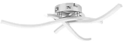 Zdjęcie produktu dla Lampa sufitowa LED, nowoczesna lampa do salonu, nadająca się do sypialni, kuchni i przedpokoju, w kolorze srebrnym.