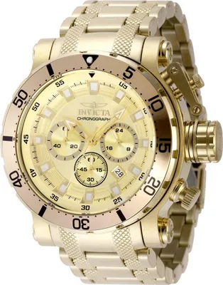 Immagine prodotto di Invicta Coalition Forces 49226 orologio da uomo - movimento al quarzo - acciaio inossidabile con quadrante oro - 52 mm