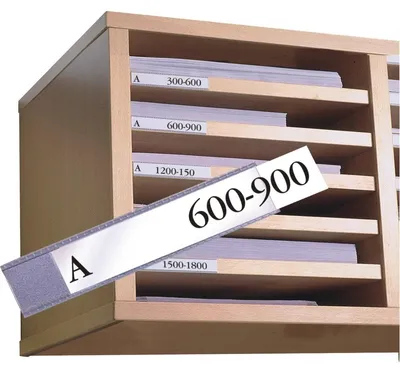 Produktbild von 3L Label Holders. 25x75 mm. 12 pcs