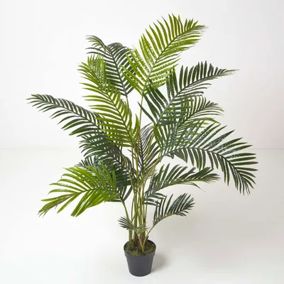 Image de HOMESCAPES Palmier Areca artificiel en pot, hauteur 160 cm