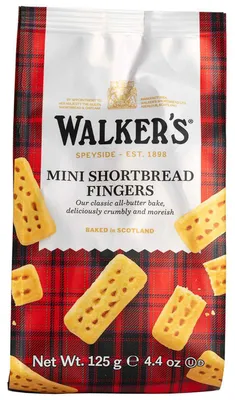 Immagine prodotto di Walkers Pure Butter Mini Shortbread Fingers Biscotti al burro 125 g