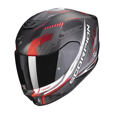 Obrázek produktu pro Scorpion EXO 391 HAUT - Matt Black/Silver/Red | S (55 - 56 cm)