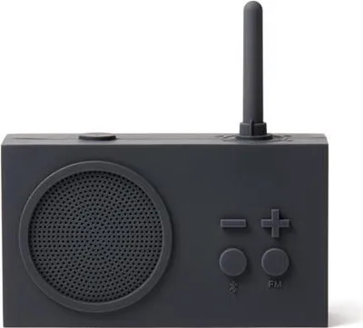Image de LEXON FM radio and wireless speaker TYKHO3 Wireless connection Dark Grey Bluetooth