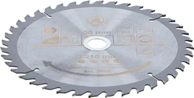 Image de KRAFTMANN 3953 Lame de scie circulaire en métal dur, Ø 210 mm