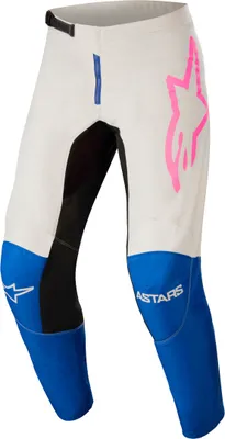 Image de Pantalon de motocross Alpinestars Fluid Tripple, bleu/blanc, 30