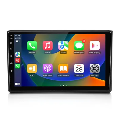 Obrázok produktu pre 4+64 GB pre Audi A4 8E, 8H, B6, B7 (2000–2009) – 9-palcové autorádio s Android 15 a CarPlay, 8-jadrový procesor, GPS navigácia, Wi-Fi, SWC navigácia, DAB+ a Bluetooth