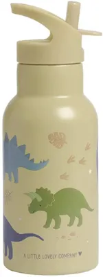Produktbild von A Little Lovely Company Trinkflasche / Wasserflasche - Edelstahl - Dinosaurier
