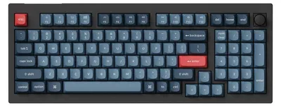 Produktbild von Keychron V5 Max, 96%, Verkabelt & Kabellos, RF Wireless + Bluetooth, Mechanischer Switch, RGB-LED, Schwarz, Grau