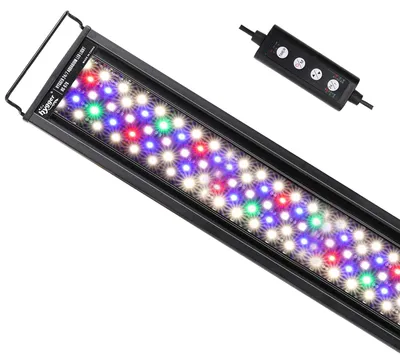 Aquarium-LED-Beleuchtung 26 W, 24/7-Zyklus, 7 Farben, Timer