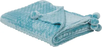 Obrázek produktu pro BELIANI Deka světle modrý polyester 150 x 200 cm útulná