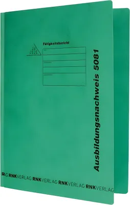 Produktbild von RNK Verlag Ausbildungsnachweis-Hefter DIN A4 grün