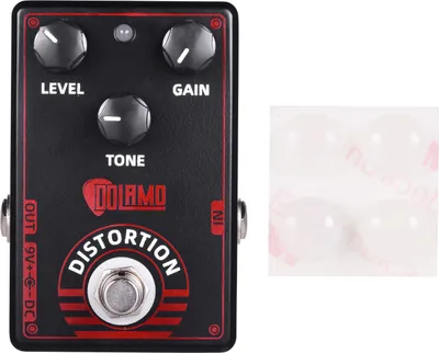 Obrázek produktu pro Dolamo D-4 High Gain Distortion Kytarový efektový pedál True British Style Effect Pedal s True Bypassem pro elektrickou kytaru