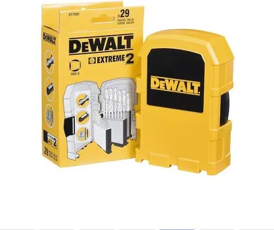 Obrázok produktu pre DeWALT DT7926, Vŕtačka, Súprava vrtákov, 29 kusov, 1, 1.5, 2, 2.5, 3, 3.2, 3.3, 3.5, 4, 4.2, 4.5, 4.8, 5, 5.5, 6, 6.5, 7, 7.5, 8, 8.5, 9, 9.5, 10,...