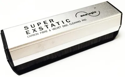 Image de BRUSH 2 - Brosse antistatique LP fibre de carbone/velours - Analogis