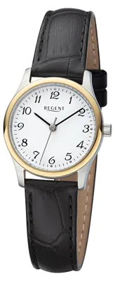 Produktbild von REGENT Damenuhr F1250 Edelstahl Quarzwerk