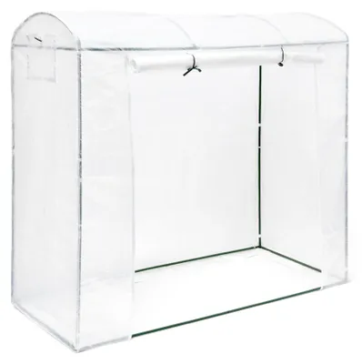 Obrázek produktu pro Relaxdays Skleník na rajčata TAMARA XL, kulatá střecha, velký, skleník odolný proti UV záření, stan na rajčata 170 x 200 x 82 cm, průhledný