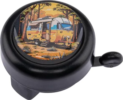 Produktbild von Reich Fahrradklingel Farbe Camping Reichhaltige Motivklingel Farbe Camping Schwarz