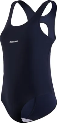 Produktbild von sesto senso Badeanzüge für Mädchen Einteiliger Racerback Sport Schwimmanzug eine Farbe Sesto Senso Einteiliger Badeanzug für Mädchen – Blickdichter, sportlicher Racerback Schwimmanzug – Einfarbig Dunkelblau, Größe 146