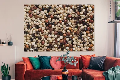 Produktbild von OneMillionCanvasses® - Leinwandbilder - 150x100 cm, Eine Nahaufnahme der Farben der Quinoakörner, Wandbilder Kunstdruck Wanddekoration