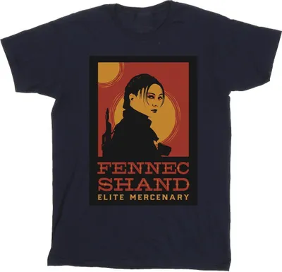 Produktbild von Star Wars - "The Book Of Boba Fett Elite Mercenary" T-Shirt für Herren BI44875 (3XL) (Marineblau)