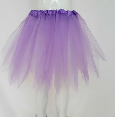 Produktbild von Kinder Röcke Tütü Tüllrock Petticoat Ballettkleid Rock Ballett gezackt Fasching Kurz Lila