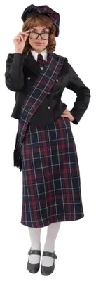 Produktbild von Schottin-Set Deluxe 4-tlg. Highlands Damen Karneval Fasching Kostüm 34-52