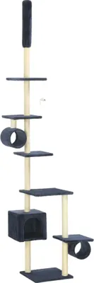 Produktbild von vidaXL Katzenbaum mit Sisal-Kratzsäulen 260 cm Dunkelblau