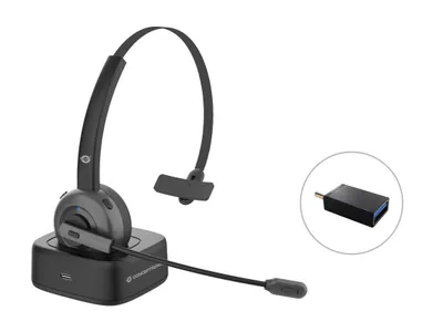 Produktbild von Conceptronic POLONA Kabelloses Bluetooth-Headset mit Ladedoc