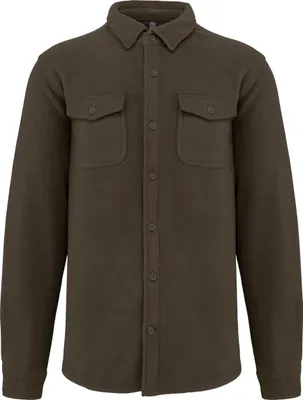 Produktbild von Kariban Fleece-Hemdjacke mit Sherpa-Futter