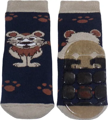 Produktbild von Kinder ABS-Socken aus Baumwolle Löwe Marine Größe 19-22